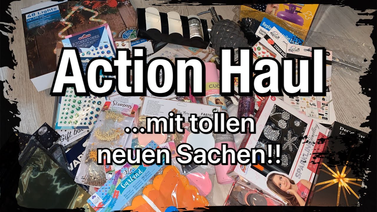 Action Haul (deutsch) neue Sticker, Bulletjournal, Silvester, Hochzeit, Scrapbook basteln mit Papier