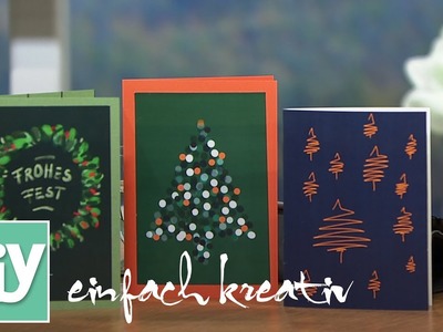 Digitale Weihnachtskarte I DIY einfach kreativ