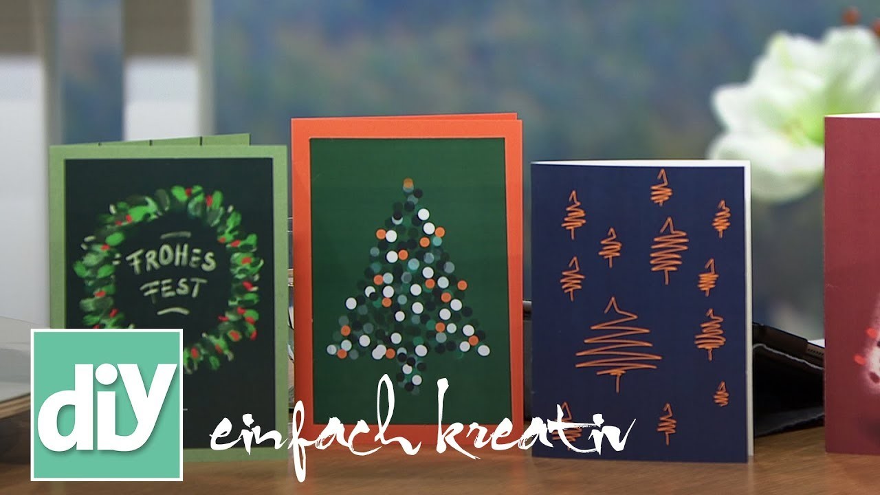 Digitale Weihnachtskarte I DIY einfach kreativ