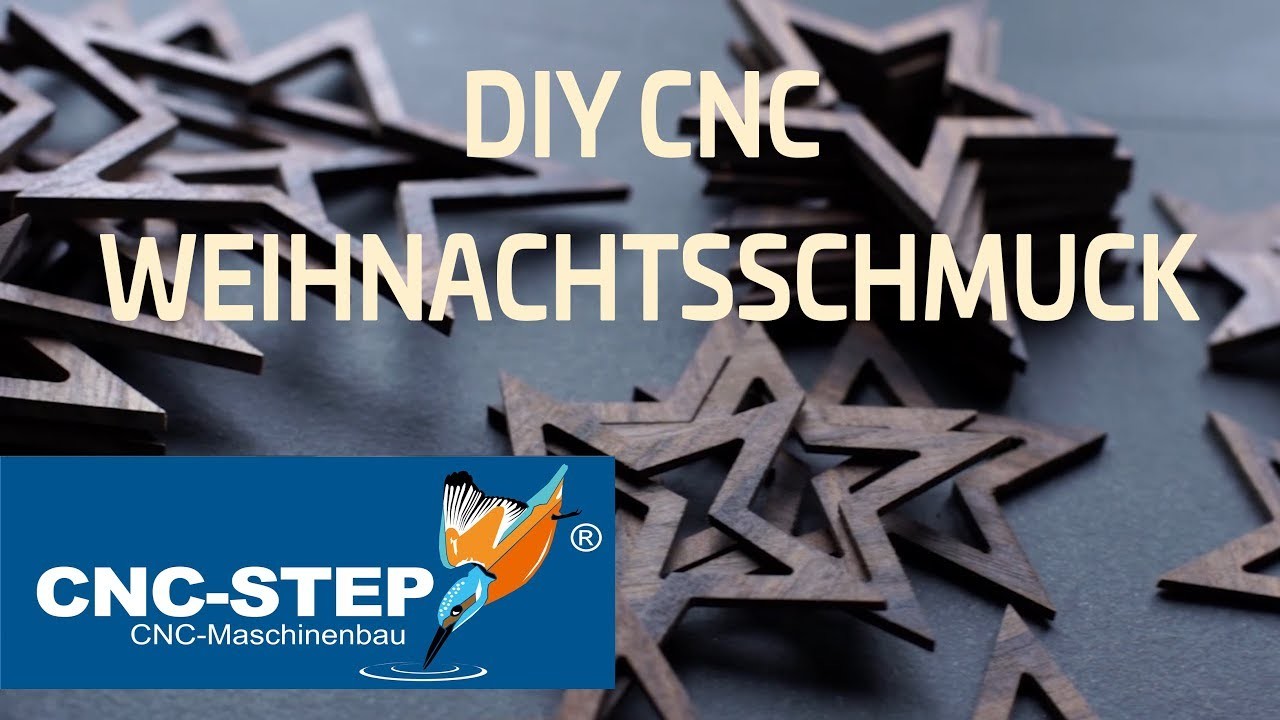 DIY CNC - Weihnachtsbaumschmuck aus Echtholz