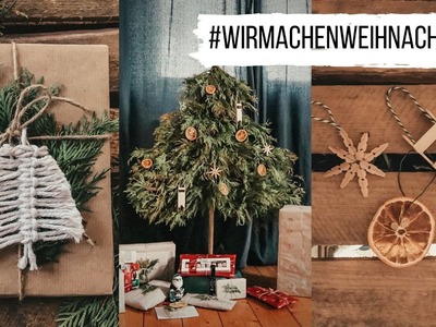 DIY Ein etwas anderer Weihnachtsbaum + 4 Ideen für Baumschmuck #WirMachenWeihnachten