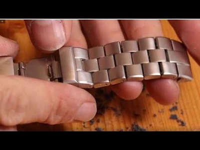 DIY: Kratzer im Uhrenarmband? - Das muss nicht sein - Restauration eines Uhrenarmbandes