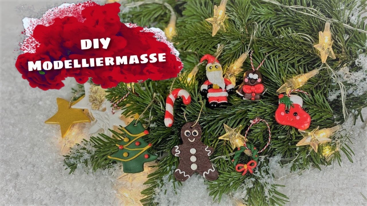 DIY Weihnachtsbaumschmuck aus Modelliermasse (Fimo)