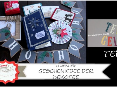 Geschenkidee der Dekofee basteln- TeamGeist - Deko Geschenkideen - Stampin Up - basteln - Deko DIY