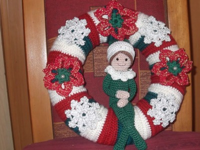 Häkeln Weihnachtskranz crochet Wreath