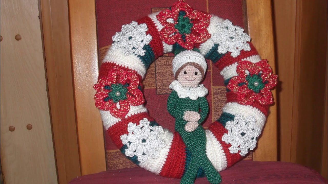 Häkeln Weihnachtskranz crochet Wreath
