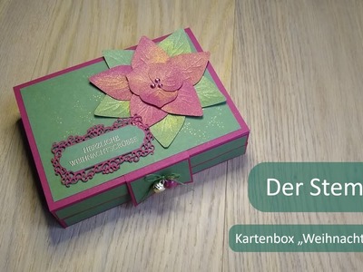 Kartenbox "Weihnachtsstern" | Der Stempler ~ Stampin Up!