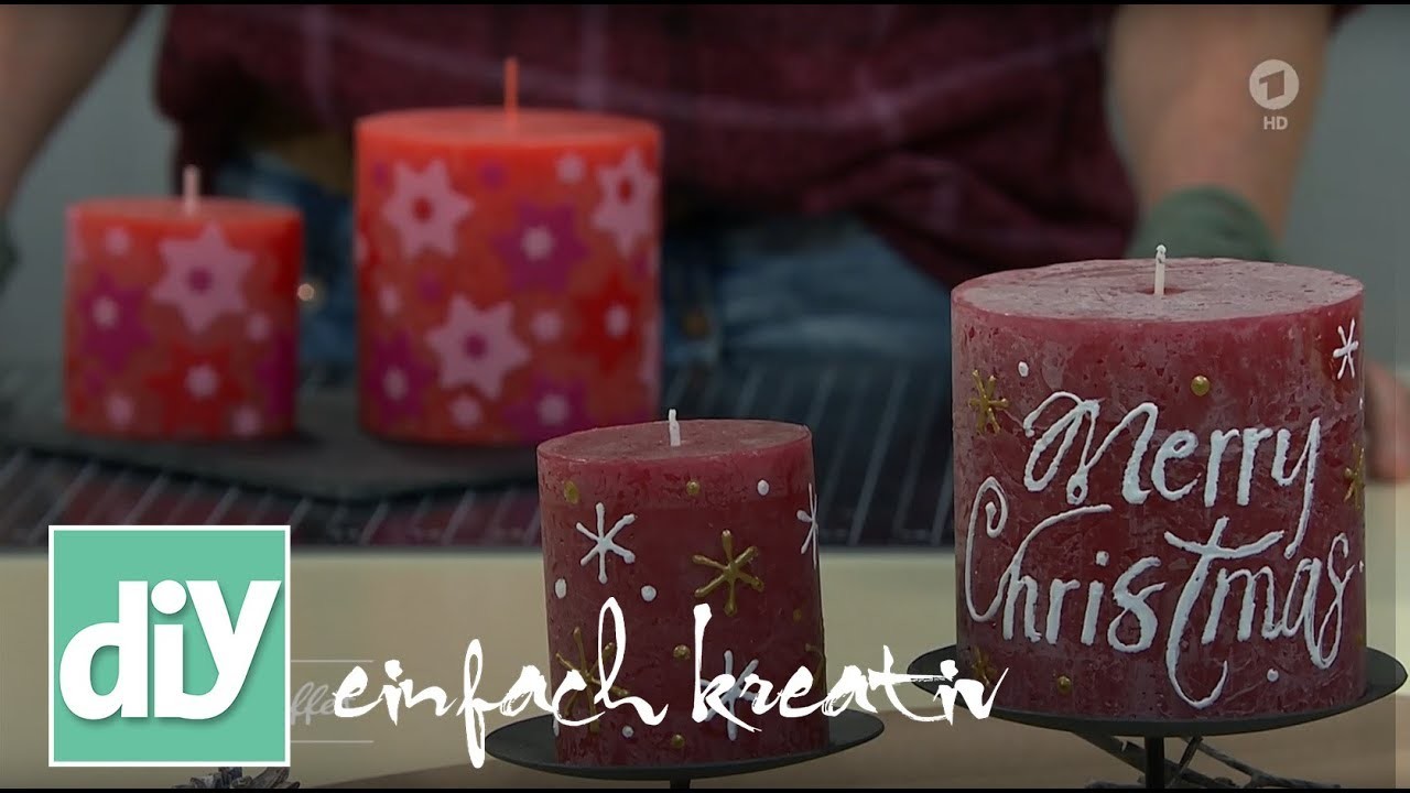 Kerzen verzieren | DIY einfach kreativ