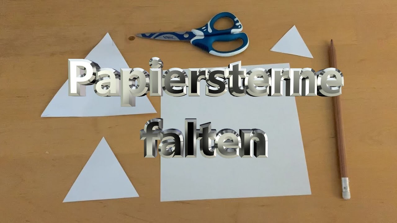 Papiersterne basteln | falten | DIY paper stars | simplecrafts