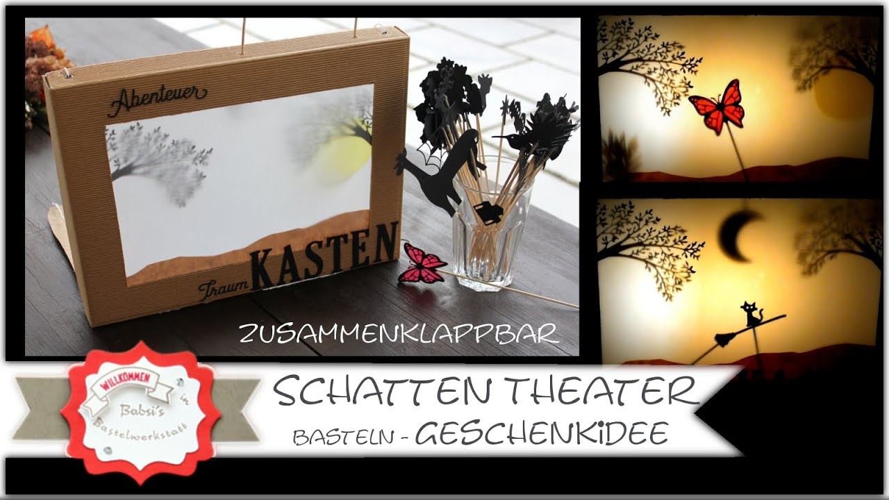 Schattentheater selber basteln - Schattenkino basteln - Geschenkidee für Kinder -  Stampin´Up! - DIY