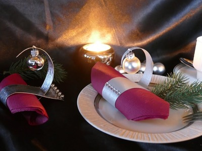 Weihnachtlicher Tischschmuck – Serviettenhalter – Christmas table decoration – dekoracja stołu