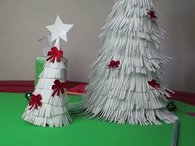 Weihnachtsbaum aus Papier selber machen. DIY. Basteln