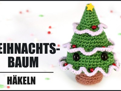 Weihnachtsbaum häkeln | Tannenbaum Weihnachten XMAS Häkelanleitung  - DIY Tutorial by Pfirsichteufel