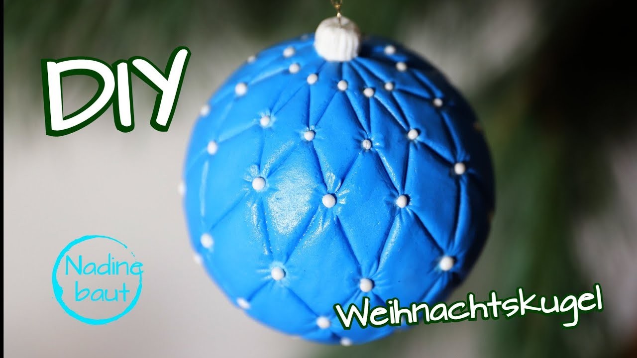 Weihnachtsdeko selber machen - Weihnachtskugeln basteln - how to make christmas ornaments - DIY