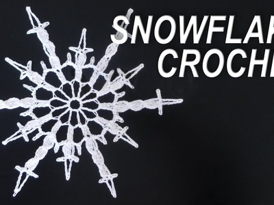Wie häkelt man Schneeflocke in 15 Minuten | DIY DEKO für WEIHNACHTEN