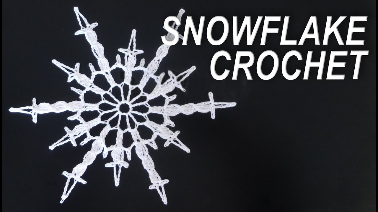 Wie häkelt man Schneeflocke in 15 Minuten | DIY DEKO für WEIHNACHTEN