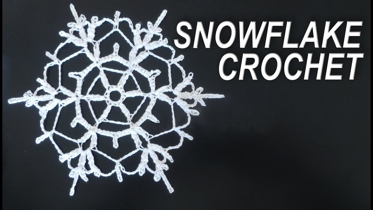 Zarte SCHNEEFLOCKEN HÄKELN | DIY DEKO für WEIHNACHTEN