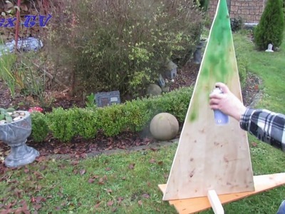 Adventskalender Gestell aus Holz selbst basteln.Einfach und schnell gemacht.