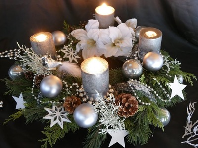 Adventskranz basteln – Make Advent wreath – Zrób wieniec adwentowy – Сделать Адвент венок