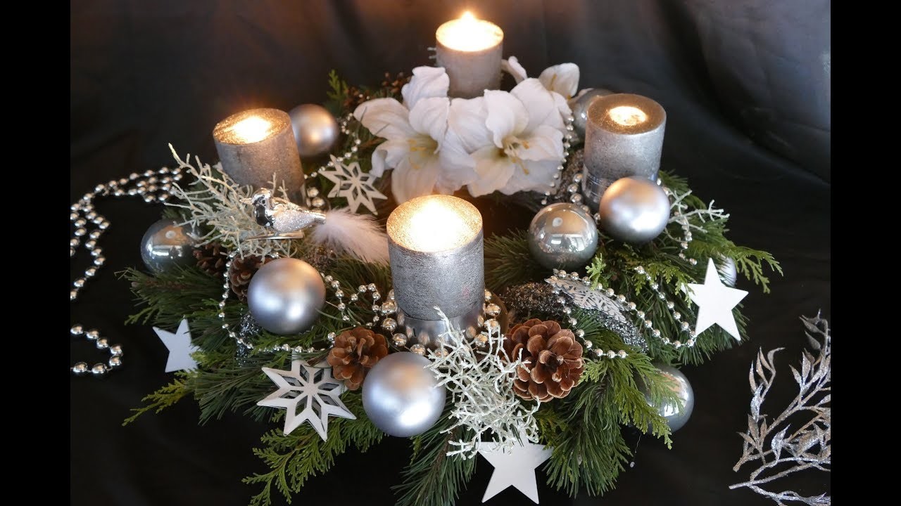 Adventskranz basteln – Make Advent wreath – Zrób wieniec adwentowy – Сделать Адвент венок