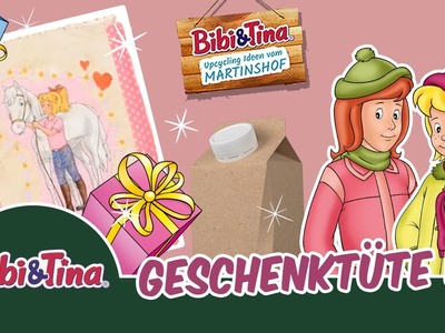 Bibi & Tina - Geschenktüte aus Tetrapak | nachhaltiger DIY Adventskalender 21. Türchen
