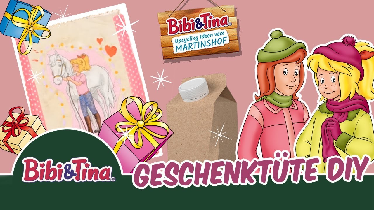 Bibi & Tina - Geschenktüte aus Tetrapak | nachhaltiger DIY Adventskalender 21. Türchen