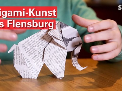 Das kannst du knicken: 9-jähriger Flensburger macht Origami-Kunst