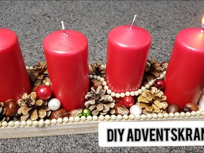 DIY Last minute Adventskranz | Vlogmas Tag 5