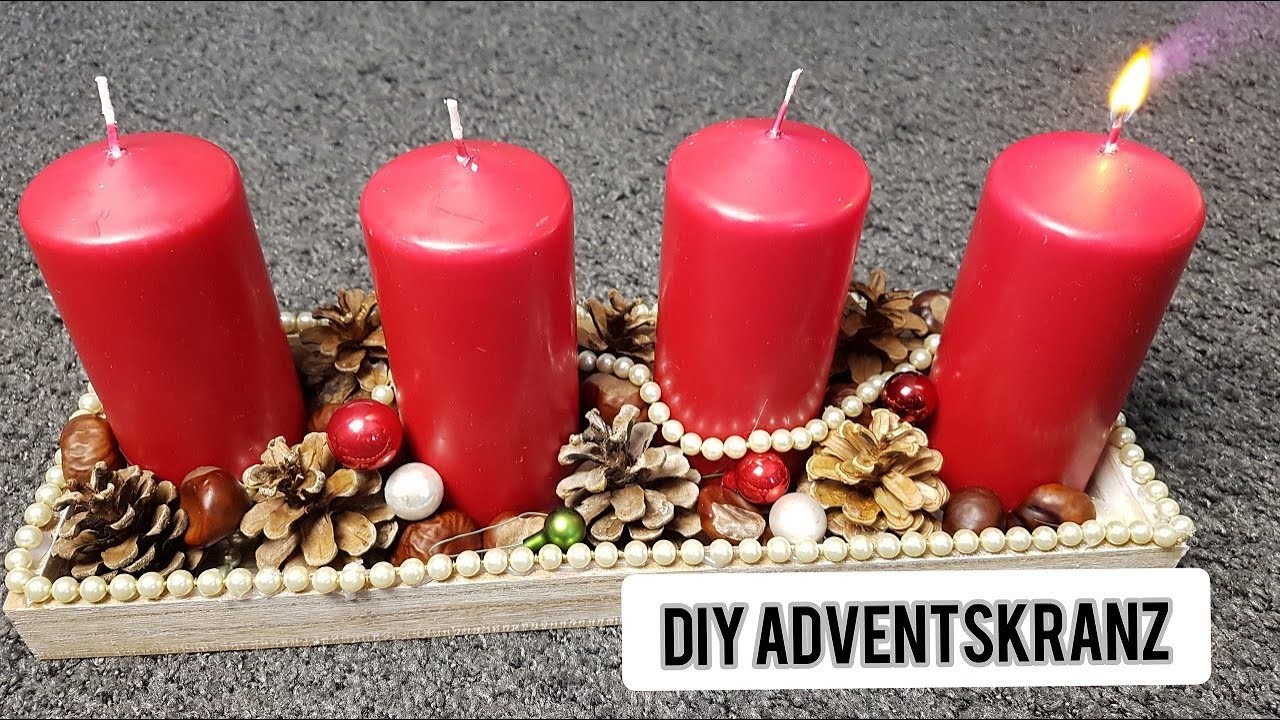 DIY Last minute Adventskranz | Vlogmas Tag 5