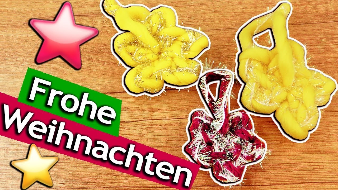 Frohe Weihnachten ???? Mini Stern Häkeln ???? Super schnelle Deko Idee für Weihnachten