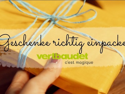 Geschenke richtig einpacken | Grundlagen Anleitung
