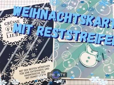 Mit Resten basteln | Weihnachtskarte mit Produkten von Stampin Up!