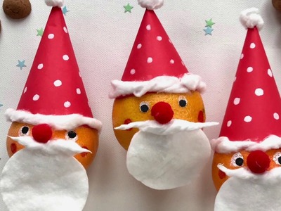 NIKOLAUS Basteln ???????? I Weihnachtsmann basteln I einfache Bastel Idee für Kinder I Weihnachtsbasteln