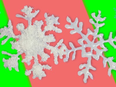 ❄️ Schneeflocken ❄ aus HEIßKLEBER basteln | Schneeflocken selber machen | Basteln zu Weihnachten