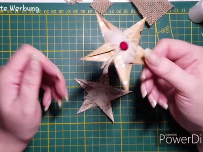 Stern basteln.Anleitung ????