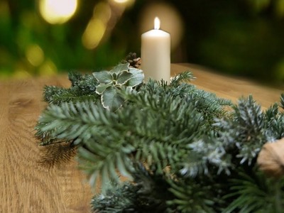 Weihnachtsdeko, kleines Adventsgesteck