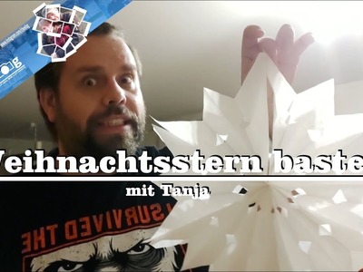 Weihnachtsstern basteln mit Tanja