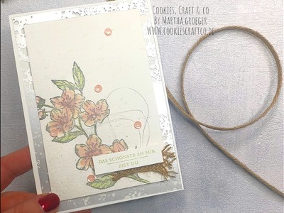 ???? Aquarelltechnik und Azetatpapier I DIY I Stampin' Up!