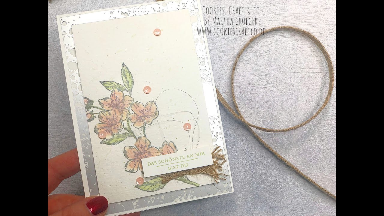 ???? Aquarelltechnik und Azetatpapier I DIY I Stampin' Up!