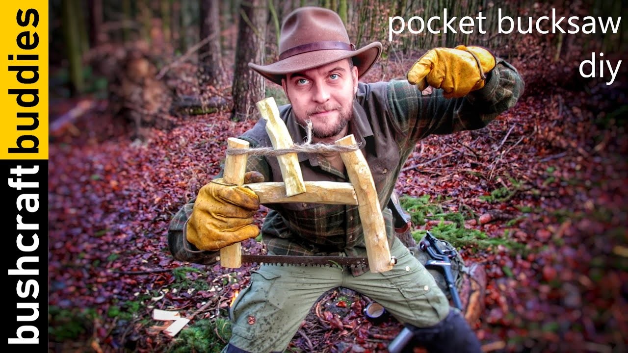 Bushcraft saw - diy pocket bucksaw Säge