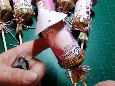 Craft Update - Neujahrsgoodies für meine Freundinnen mit Glücksbringer