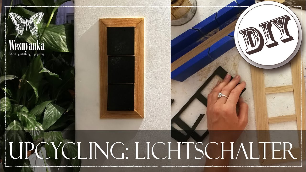 DIY : UPCYCLING. Lichtschalter