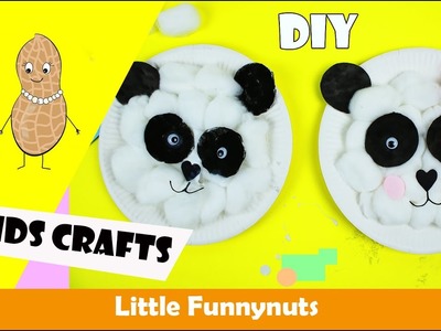 Easy Kids Craft | Panda Crafts for Kids | Basteln mit Kindern | Little Funnynuts