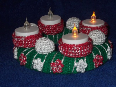 Häkeln Adventkranz