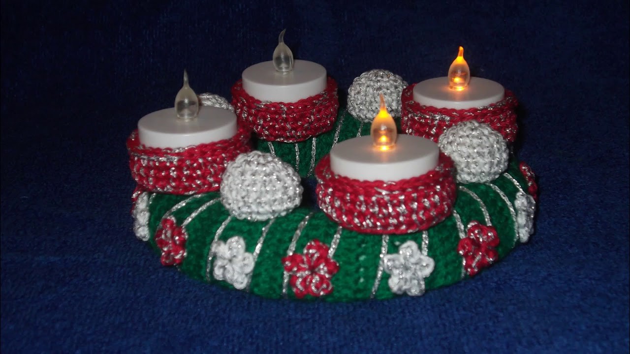 Häkeln Adventkranz