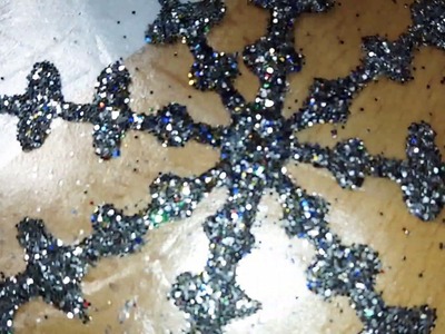 Schneeflocke Eiskristall einfach und schnell fürs Fenster o. Tür Schneestern basteln