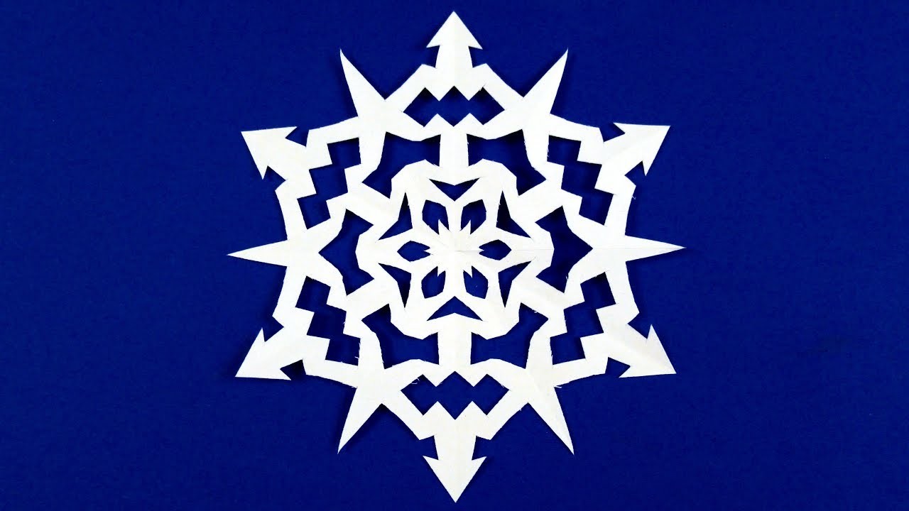 Schneeflocken basteln mit Papier fur Weihnachten ? DIY Sterne Bastelideen - Deko Weihnachtsbasteln