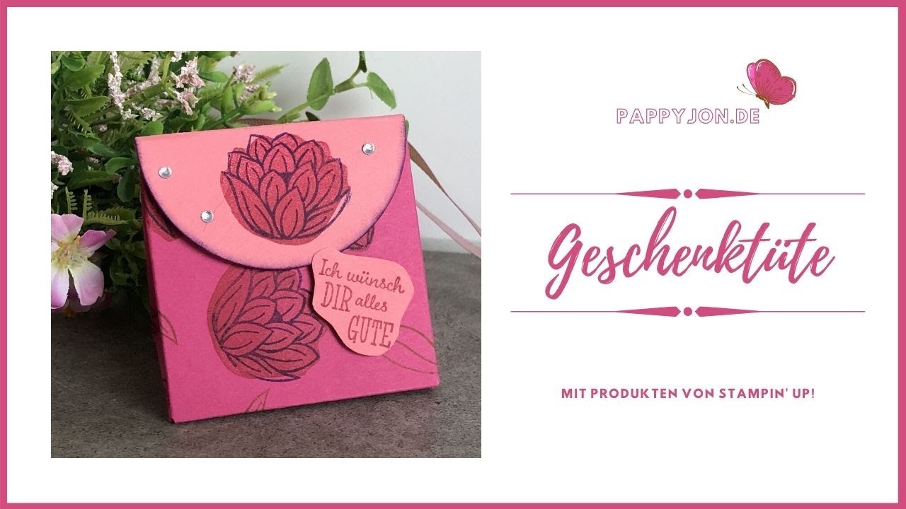 Schnelle Geschenktüte mit Produkten der SALE-A-BRATION | Anleitung | DIY | Tutorial | Stampin' Up!