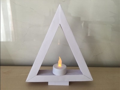 Weihnachtsbaum aus Papier selber basteln | Ideal als Weihnachtsdeko