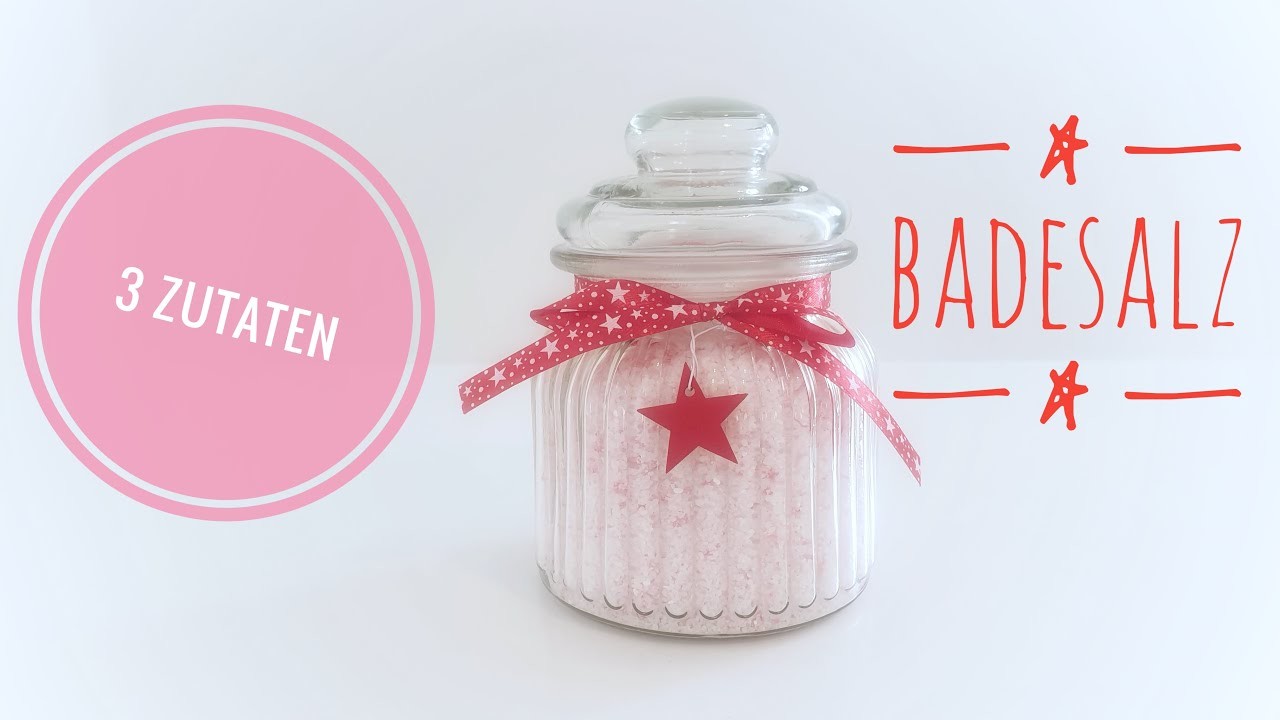 3 Zutaten BADESALZ | DIY